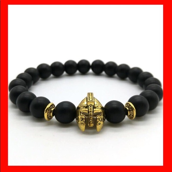 Gold Gladiator Helmet bracelet - Picture 1 of 1